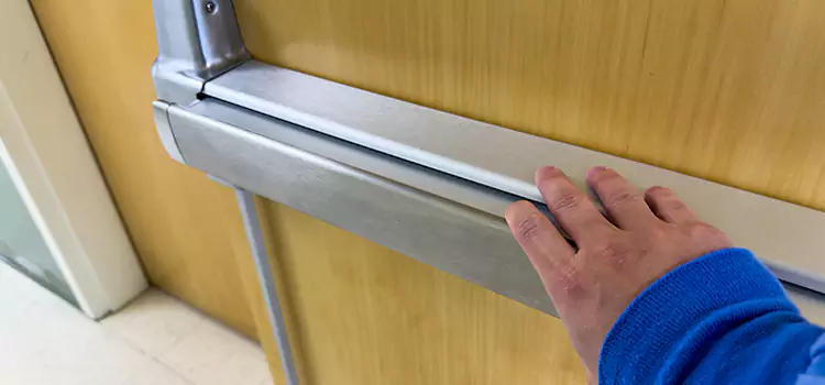 Installing a Push Bar on a Door Florence